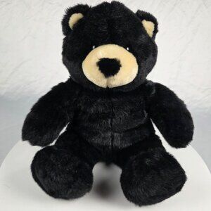 Build A Bear Black Bear Stuffed Animal 11" Sitting Plush Teddy Vintage 1997